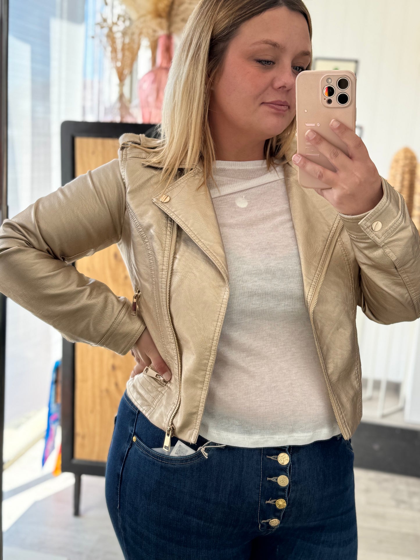 Perfecto doré – Du S au XL