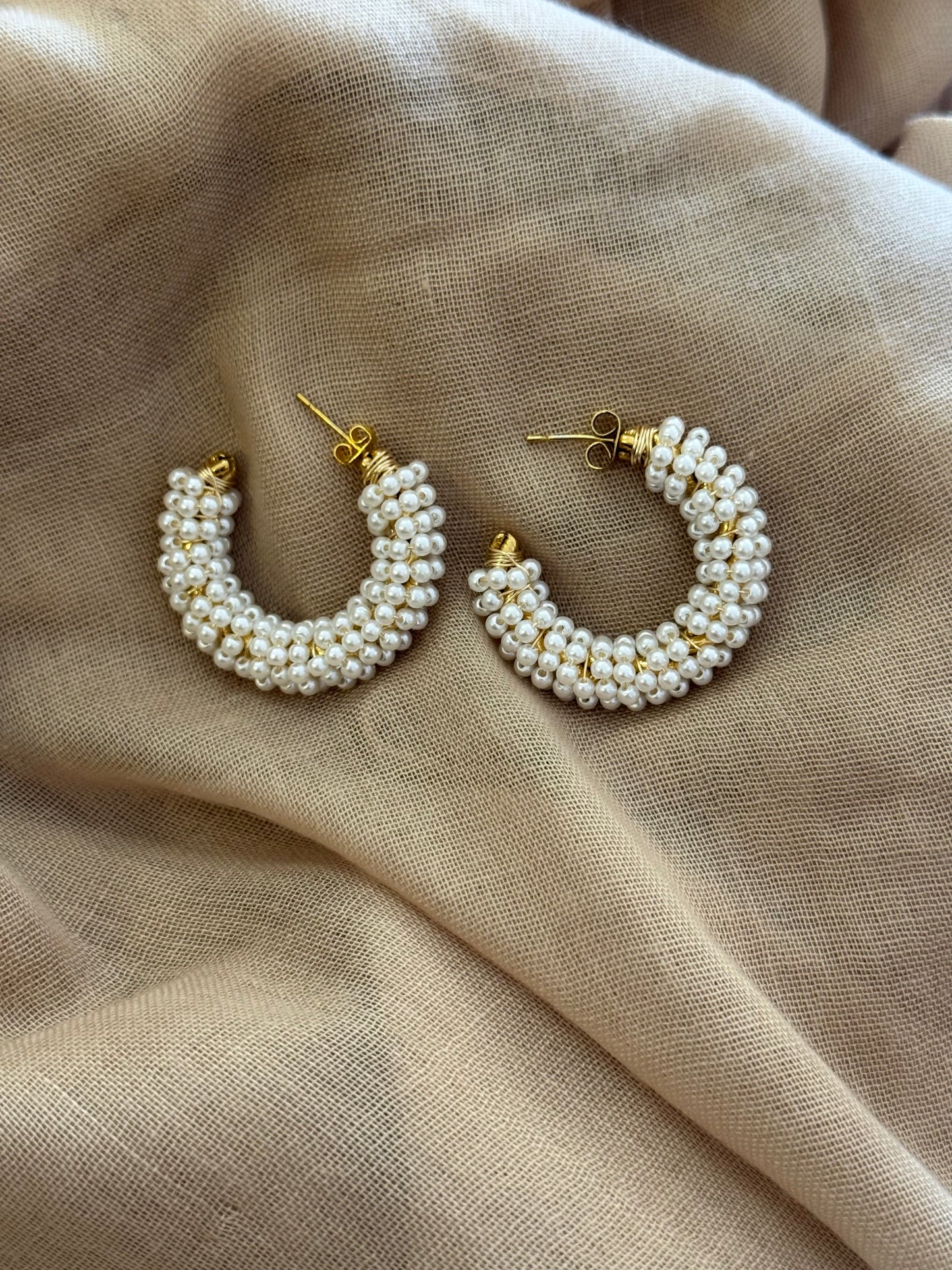 Boucles d’oreilles dorées en acier inoxydable