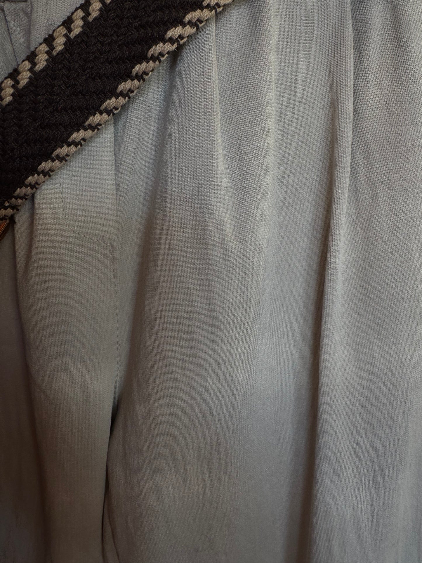 Pantalon avec ceinture – Taille unique 34/42 (2 couleurs)