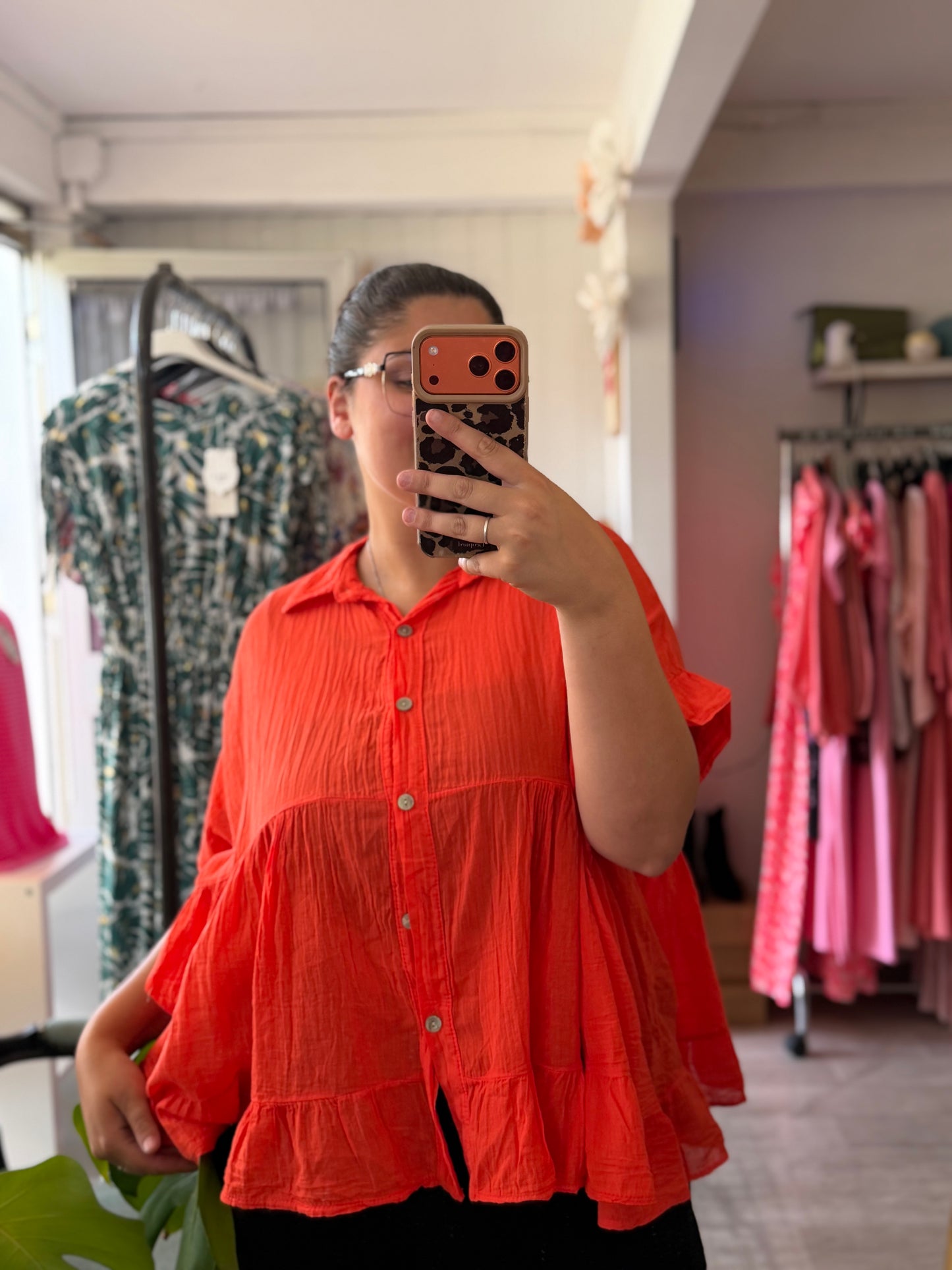 Chemise ample - Taille unique 36-50 (11 couleurs)