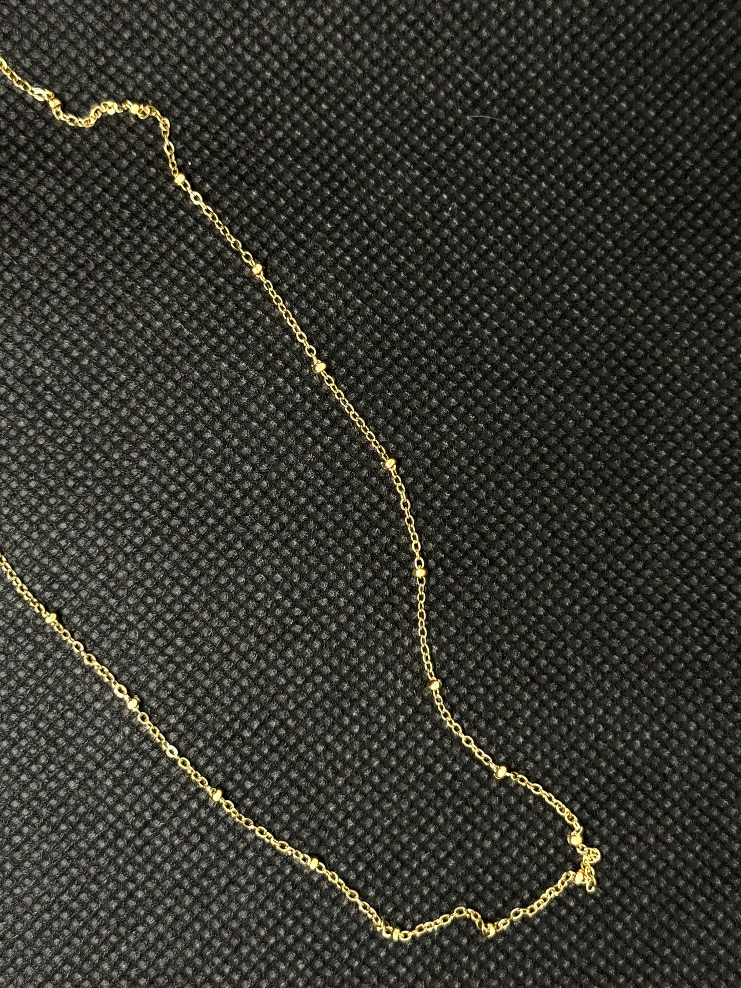 Chaîne en acier inoxydable doré ou argenté – 2 tailles disponibles