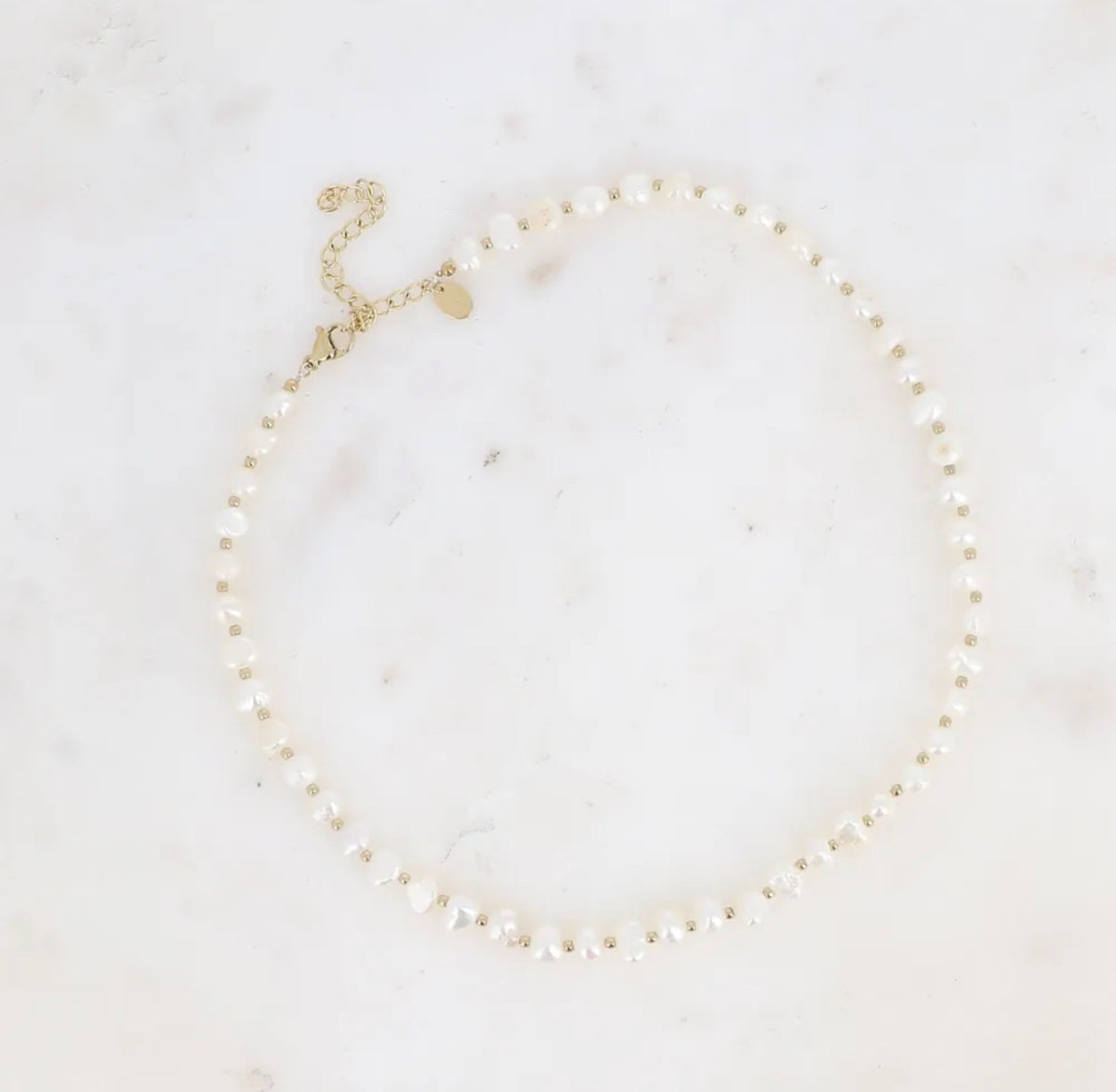 Collier perles et perles d'eau douce