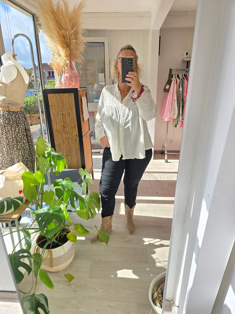 Blouse fluide