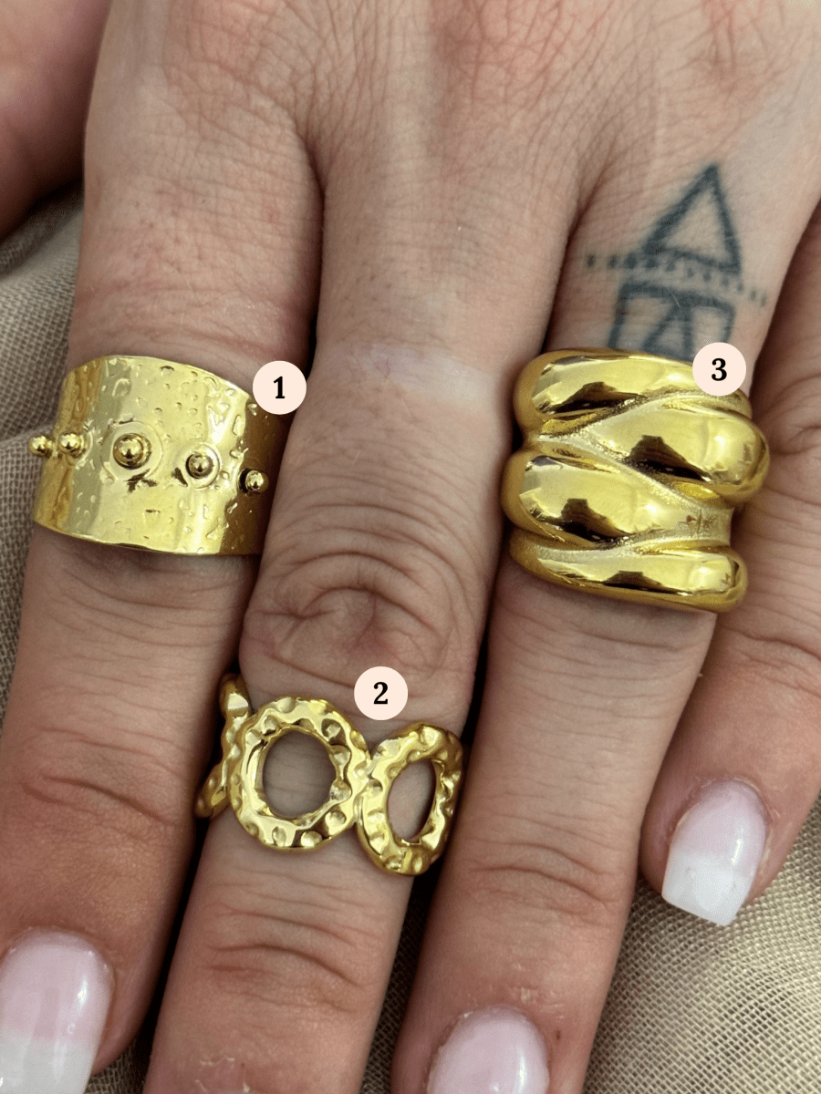 Bague réglable en acier inoxydable – Élégante, durable et tendance - C MON DRESSING