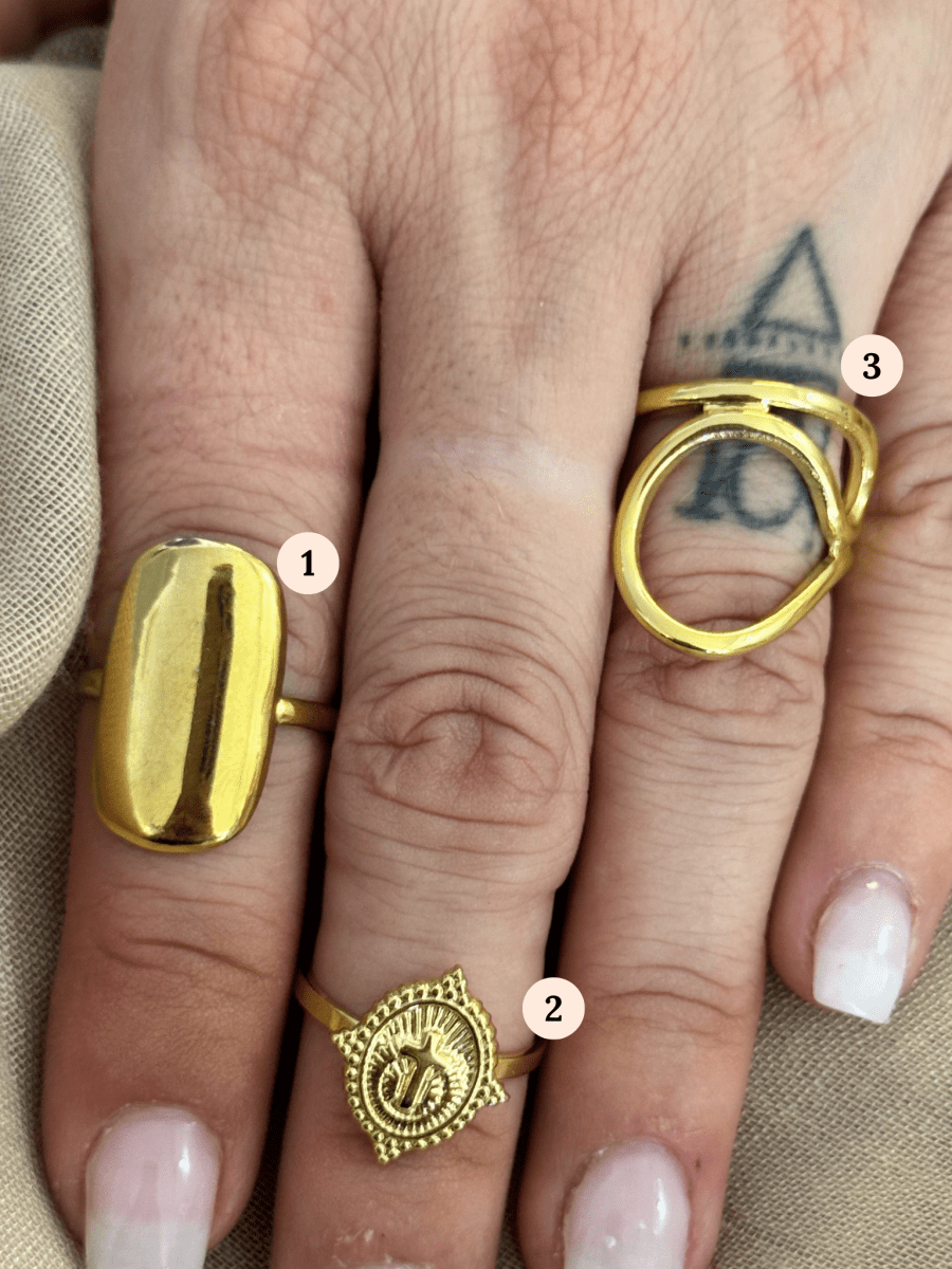 Bague réglable en acier inoxydable – Élégante, durable et tendance - C MON DRESSING