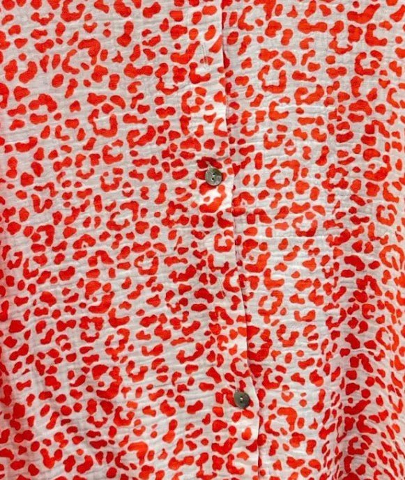 Chemise en gaze de coton léopard - Taille unique 36 - 44 (2 couleurs) - C MON DRESSING
