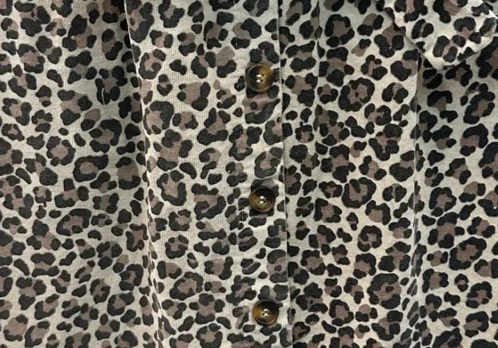 Jupe courte velours léopard – Taille unique 36 - 46 (2 couleurs) - C MON DRESSING