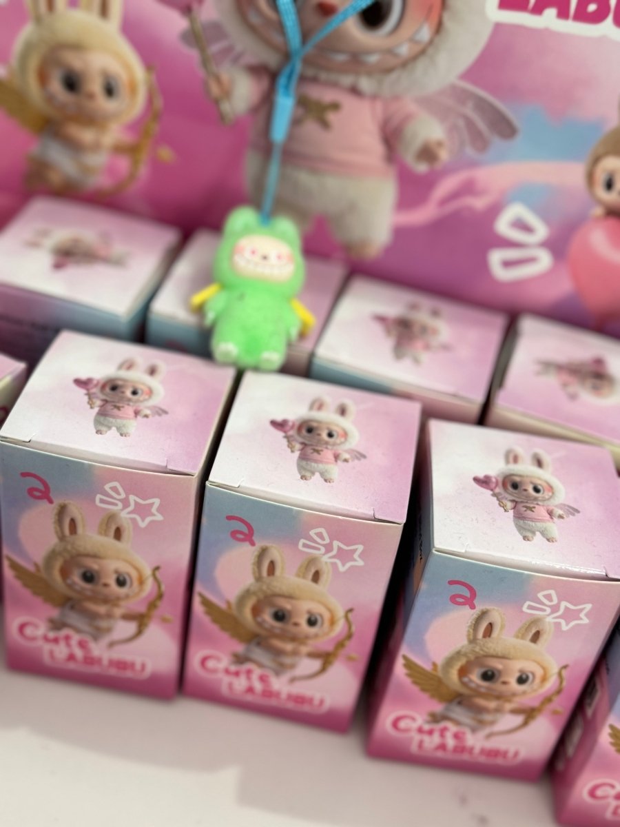 Porte - clés petit personnage imitation Labubu – Figurine 5 cm - C MON DRESSING