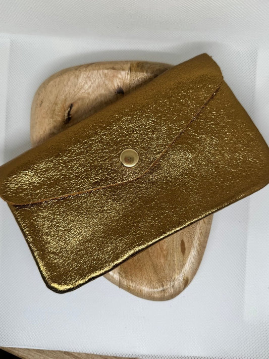 Porte monnaie rabat en cuir (4 couleurs) - C MON DRESSING