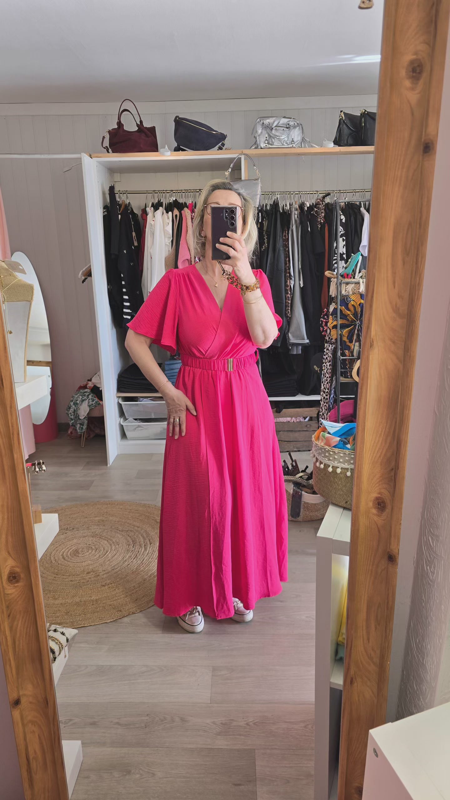 Robe longue portefeuille