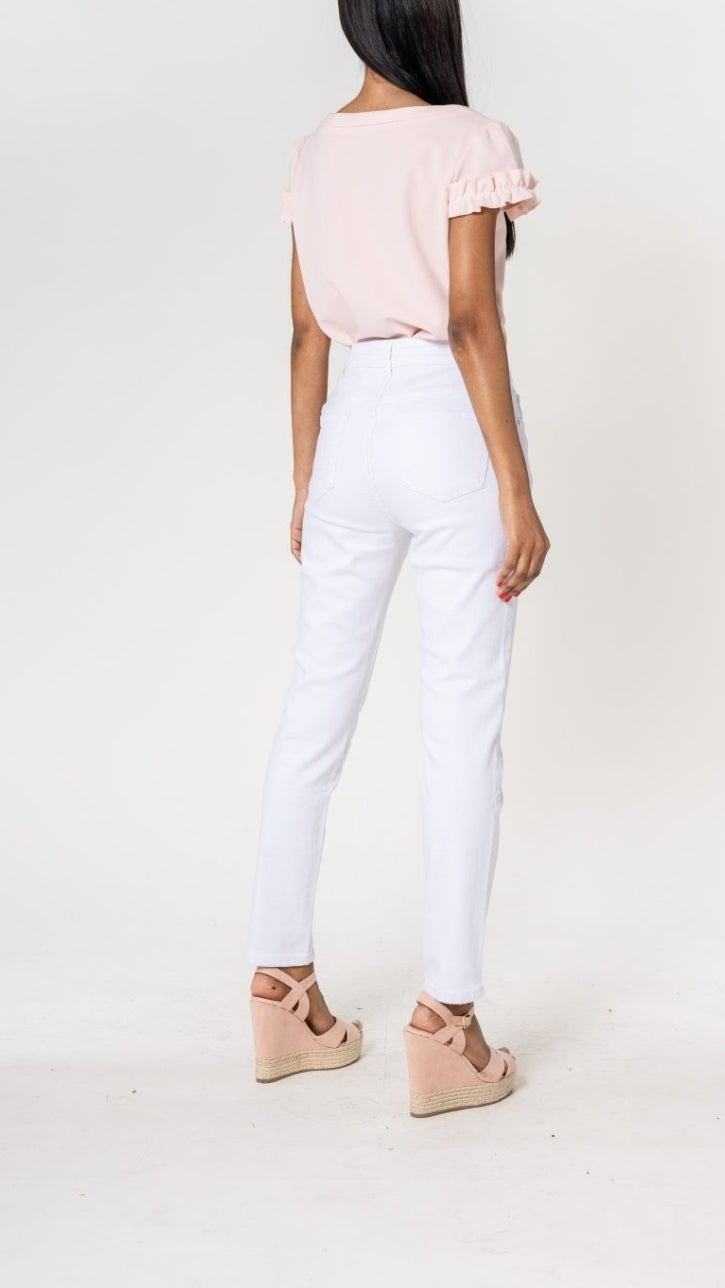Jean mom stretch