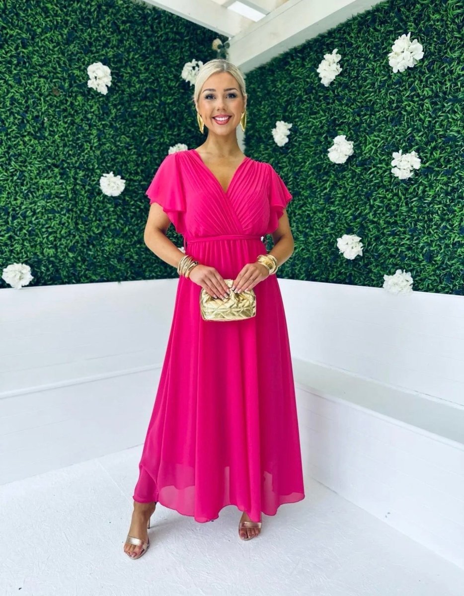Robe fuchsia - Taille unique 36 - 44 - C MON DRESSING