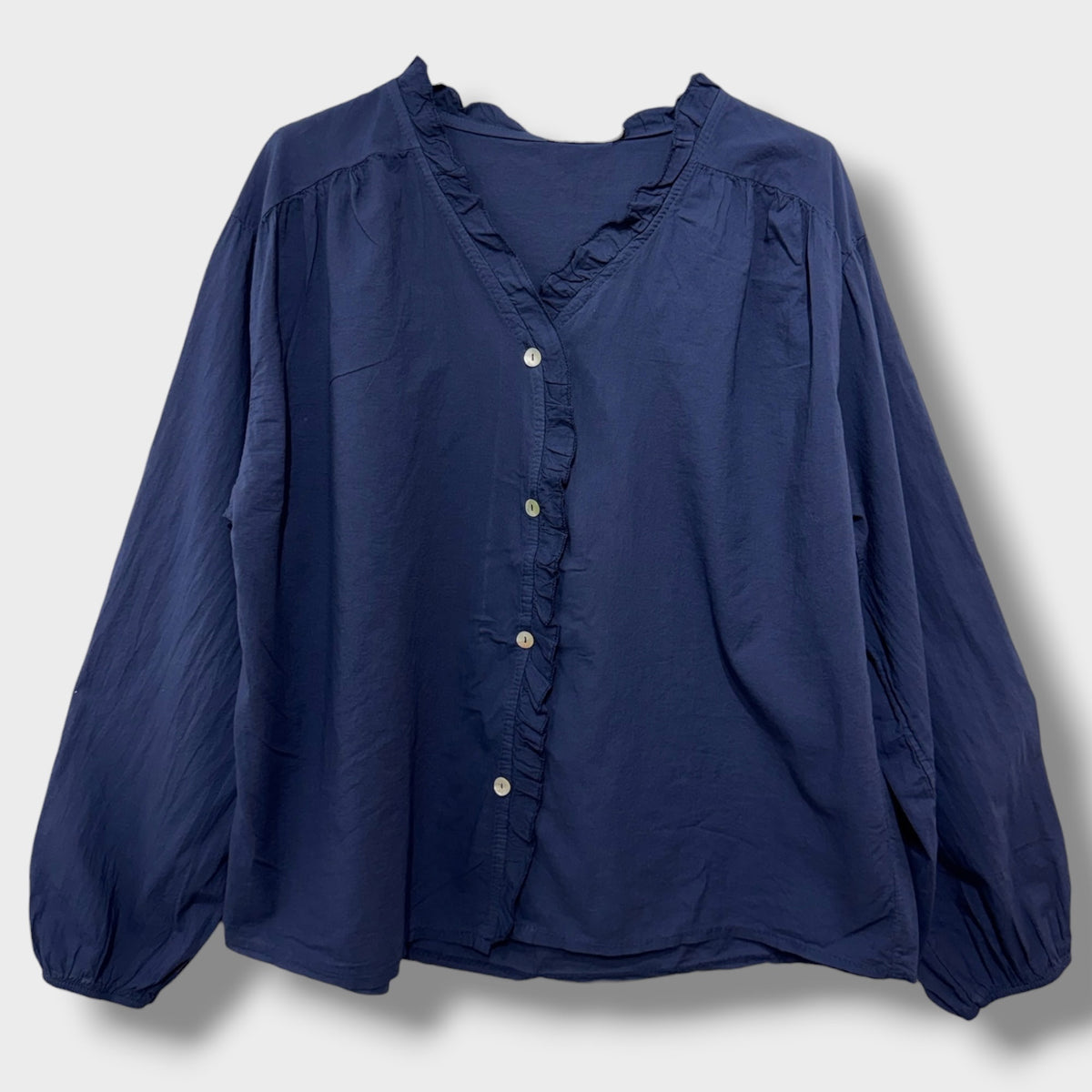 Blouse bleu marine – Taille unique 36 au 44
