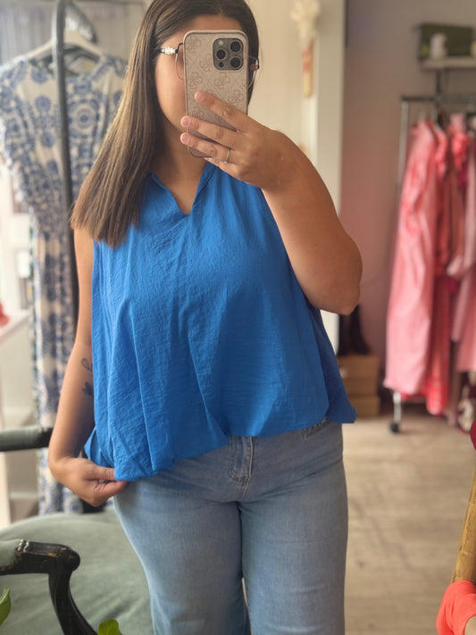 Blouse en coton doublé – Taille unique 36-44 (2 couleurs)
