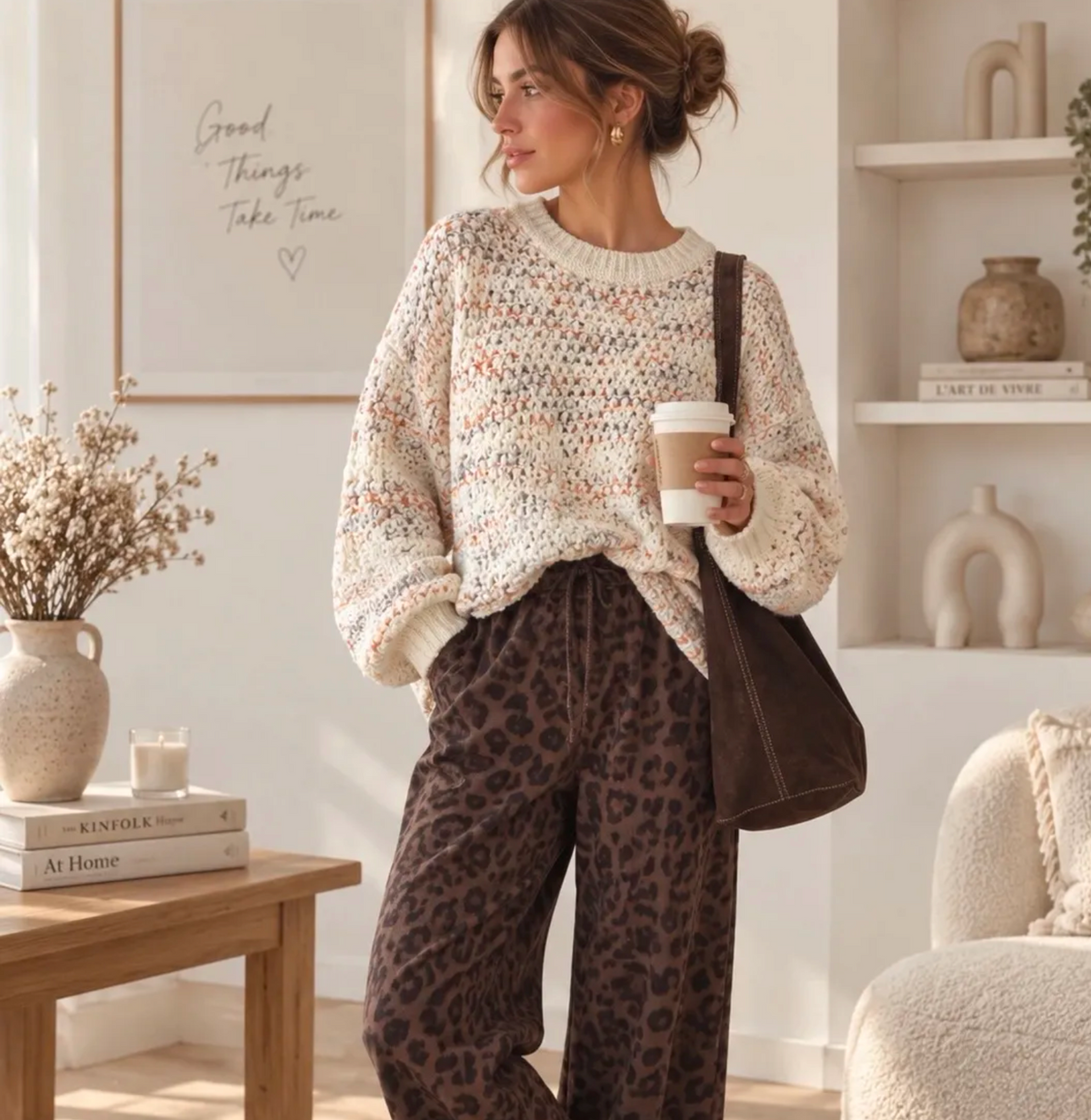 Pull écru - Taille unique 36 au 46