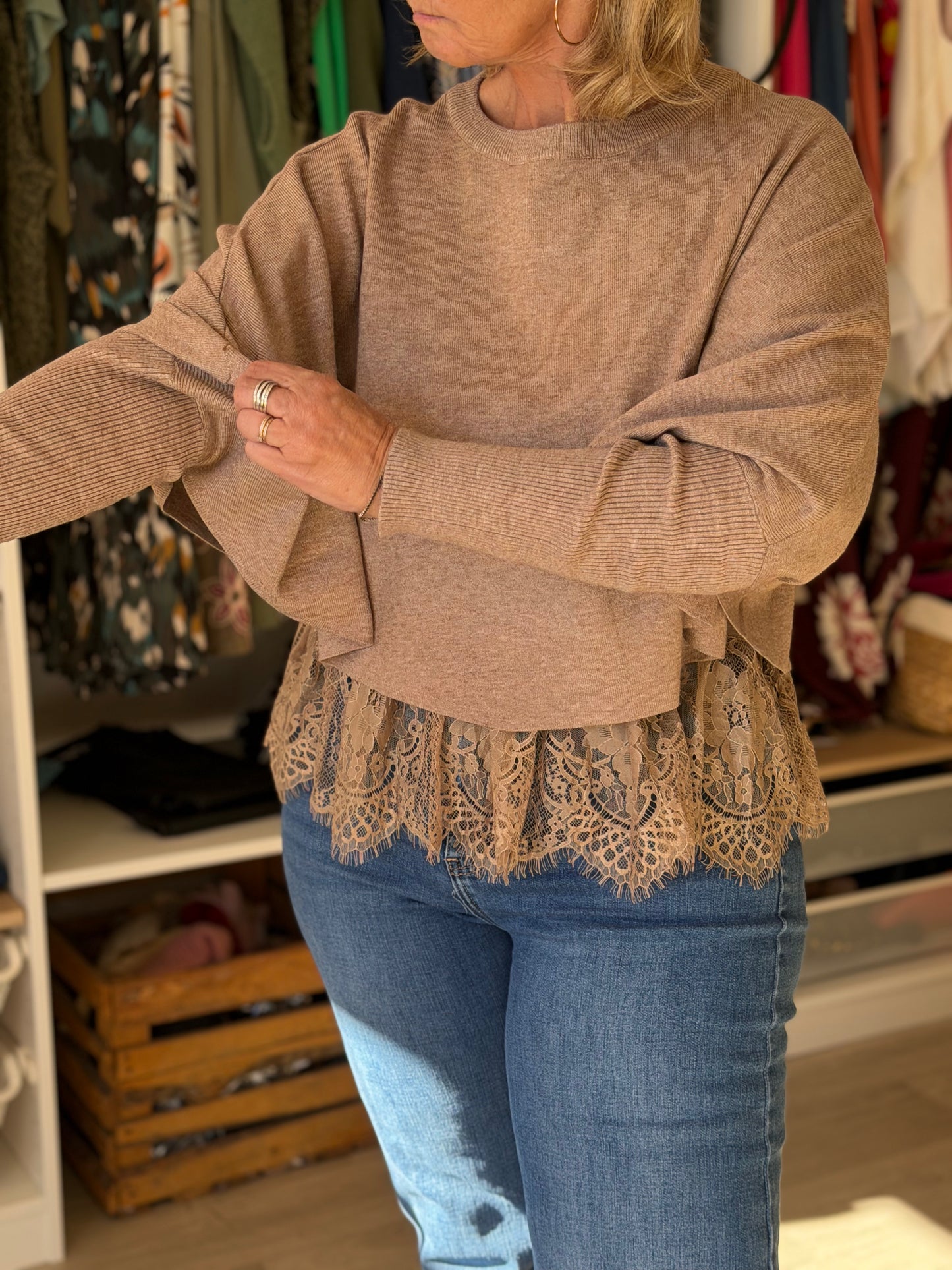 Pull 2 pièces - Taille unique 36 au 46 (4 couleurs)