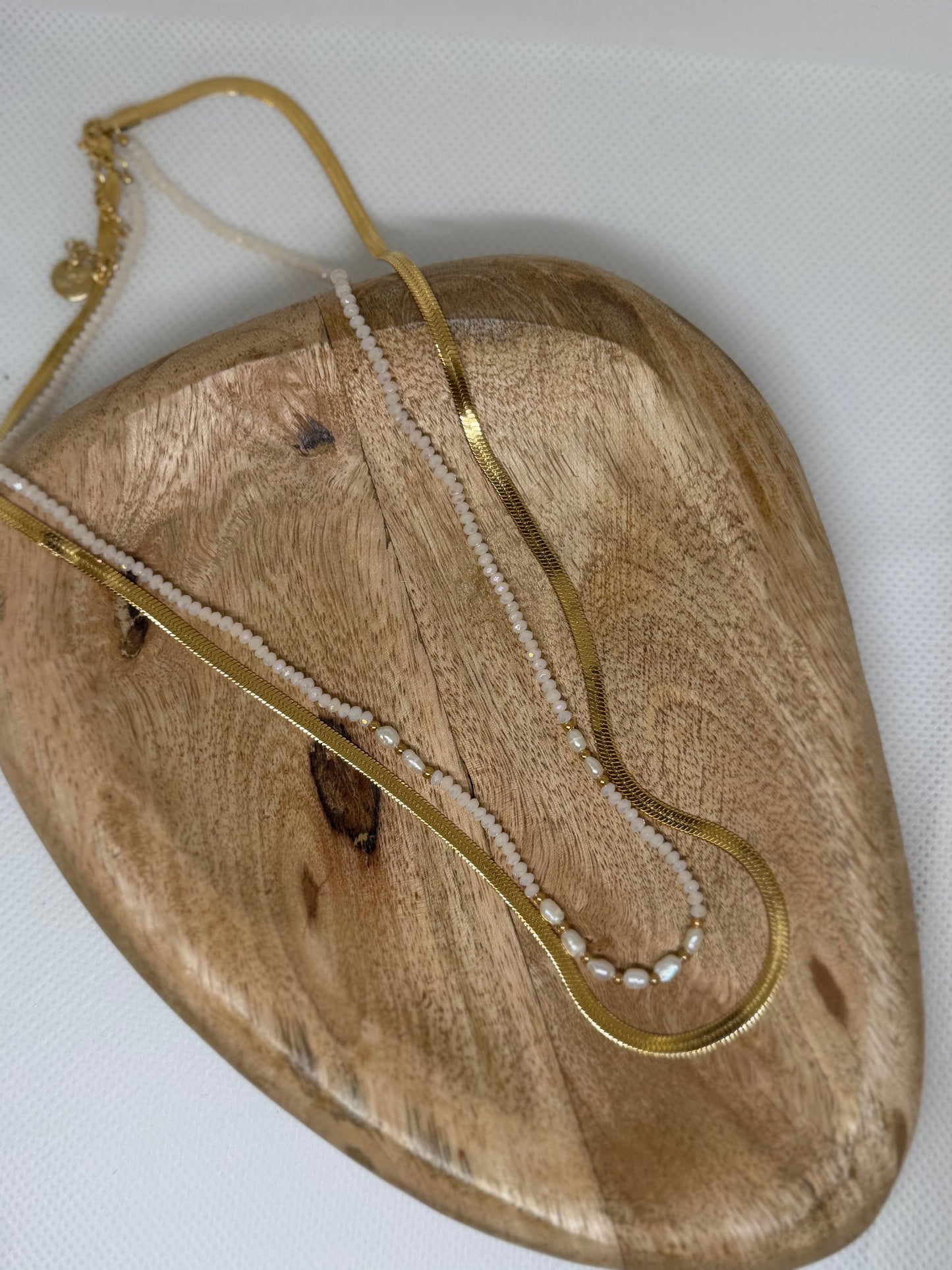 Collier double doré