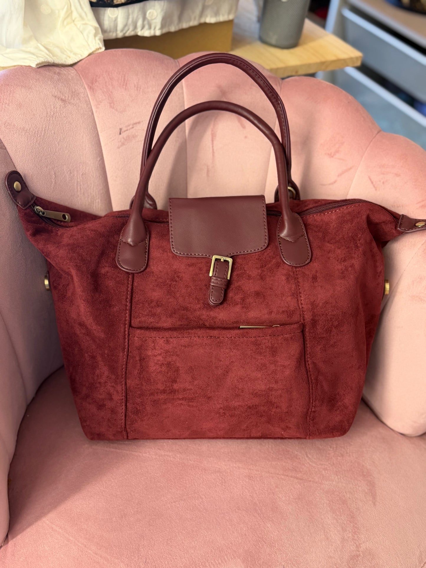 Grand sac bordeaux
