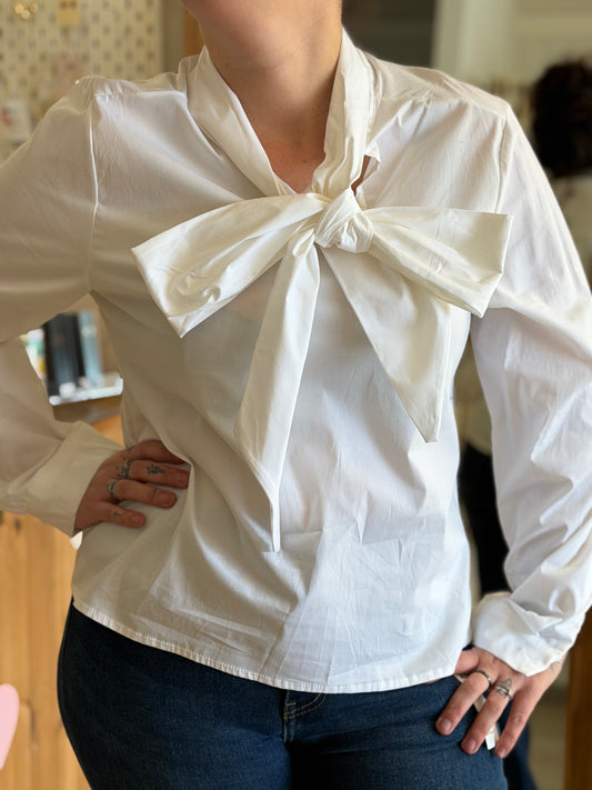 Chemise blanche noeud - Taille XL