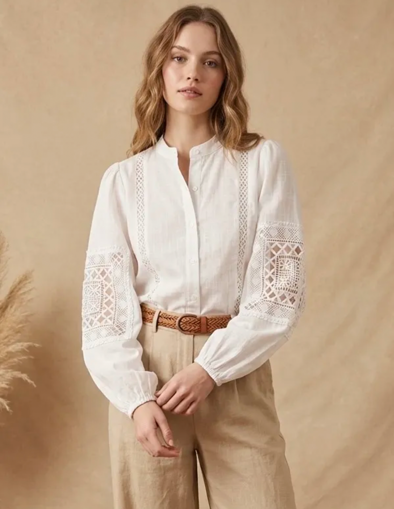 Blouse blanche – Taille S/M ou M/L