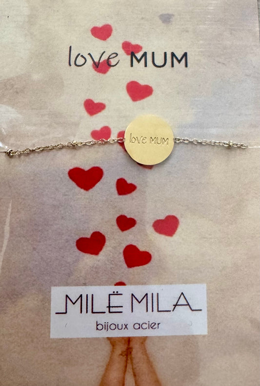 Bracelet "love mum"