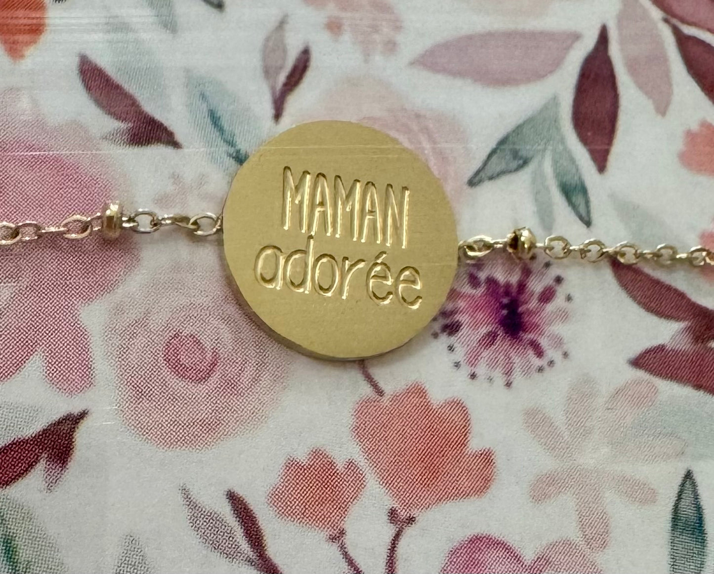 Bracelet "Maman adorée"