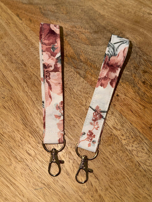 Porte clés fait avec amour fleurs