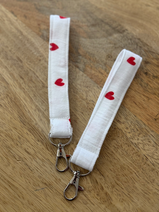 Porte clés fait avec amour coeur