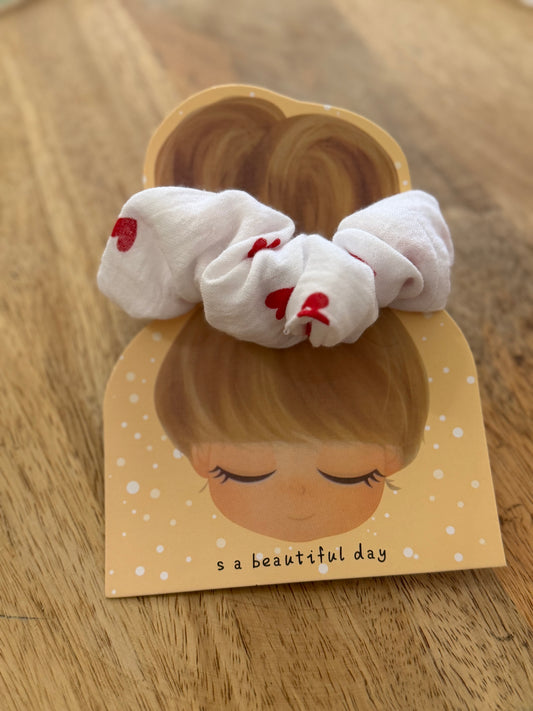Chouchou fait avec amour coeur