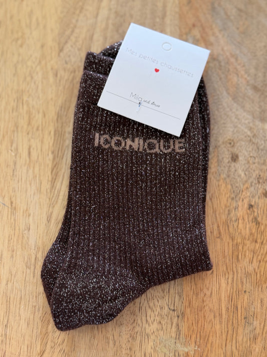 Chaussettes à paillettes "iconique" - TU 36/40