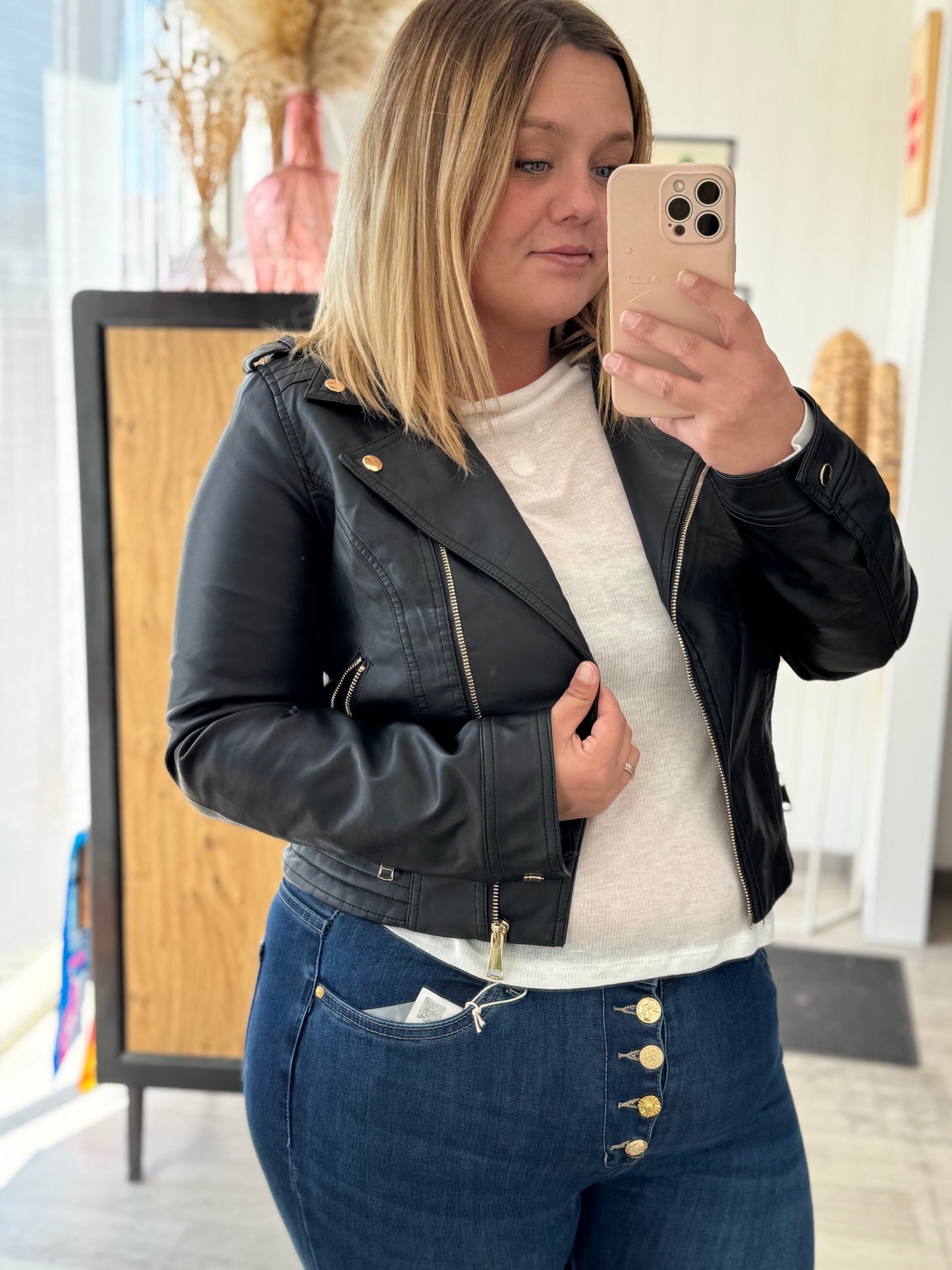 Perfecto noir femme – Du S au 5XL