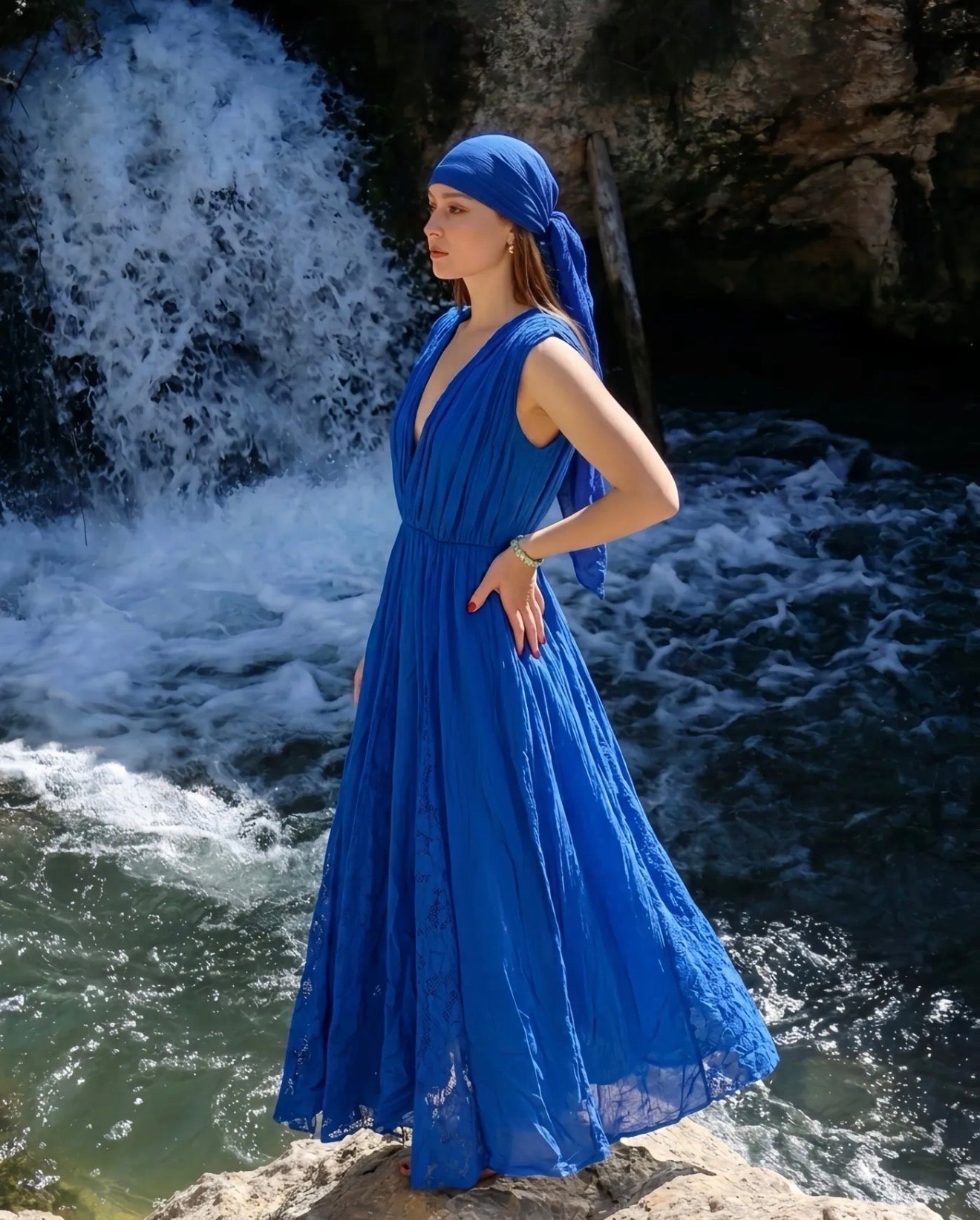 Robe longue bohème - Taille unique 36-44 (3 couleurs)