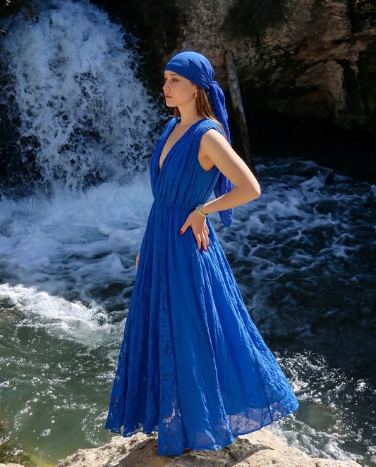 Robe longue bohème - Taille unique 36-44 (3 couleurs)