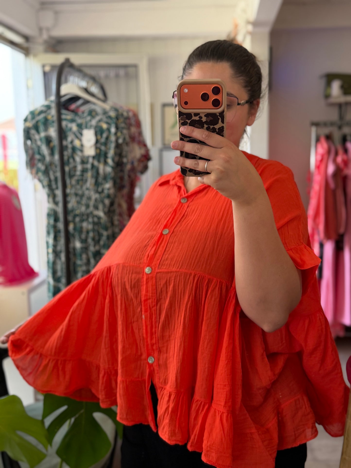 Chemise ample - Taille unique 36-50 (11 couleurs)