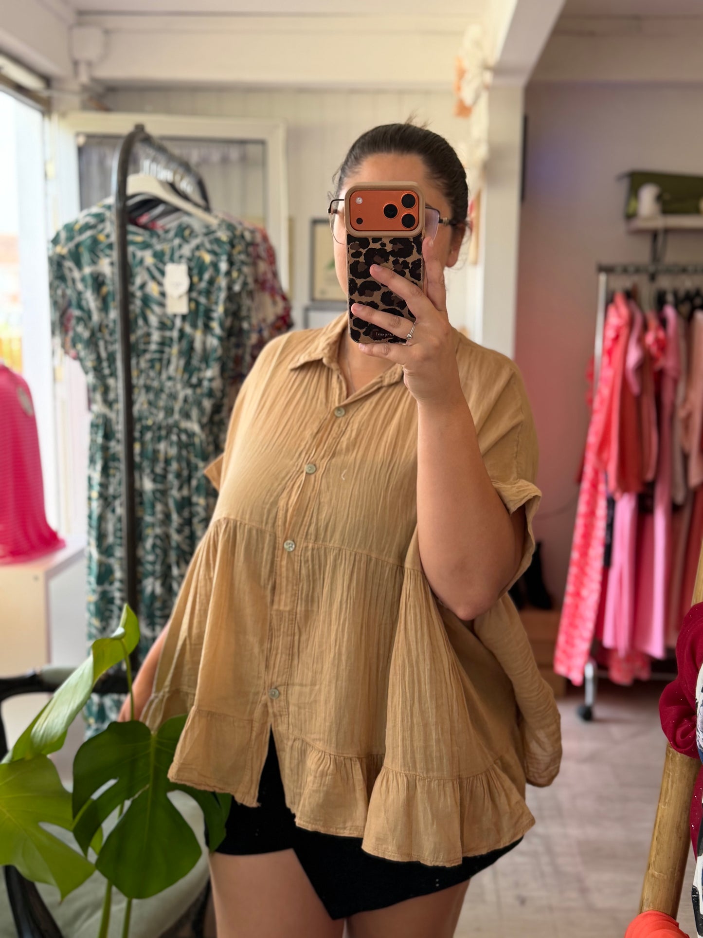 Chemise ample - Taille unique 36-50 (11 couleurs)