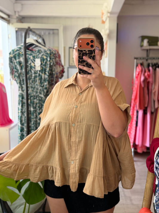 Chemise ample - Taille unique 36-50 (11 couleurs)