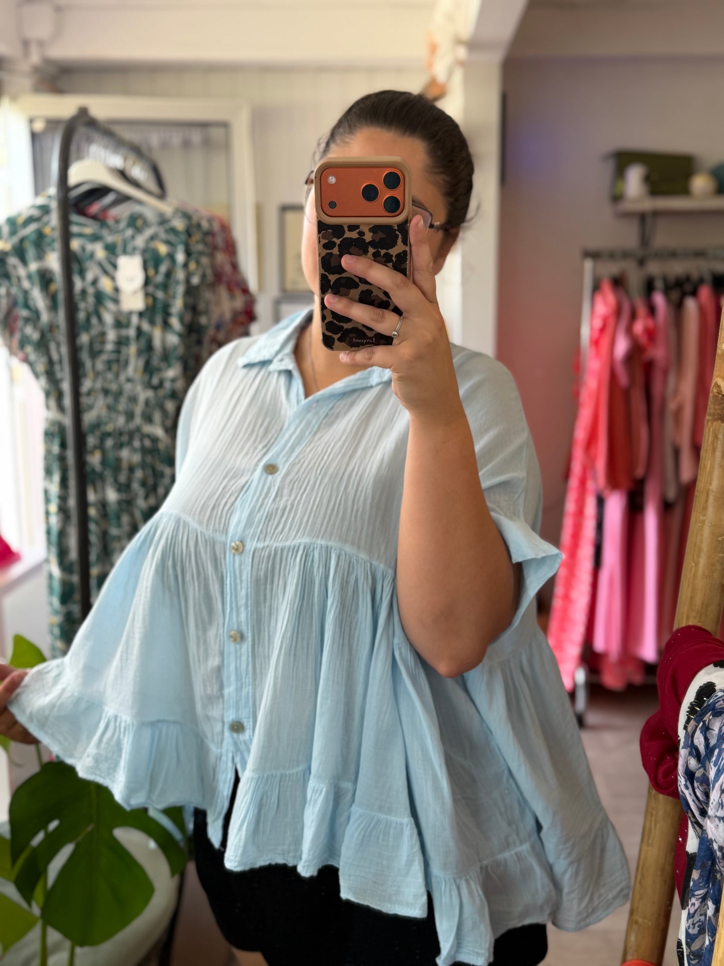 Chemise ample - Taille unique 36-50 (11 couleurs)