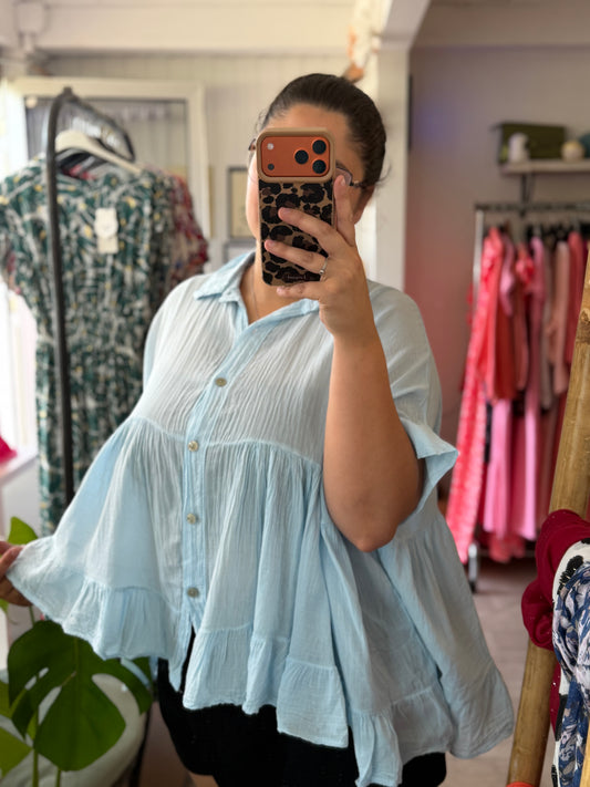 Chemise ample - Taille unique 36-50 (11 couleurs)