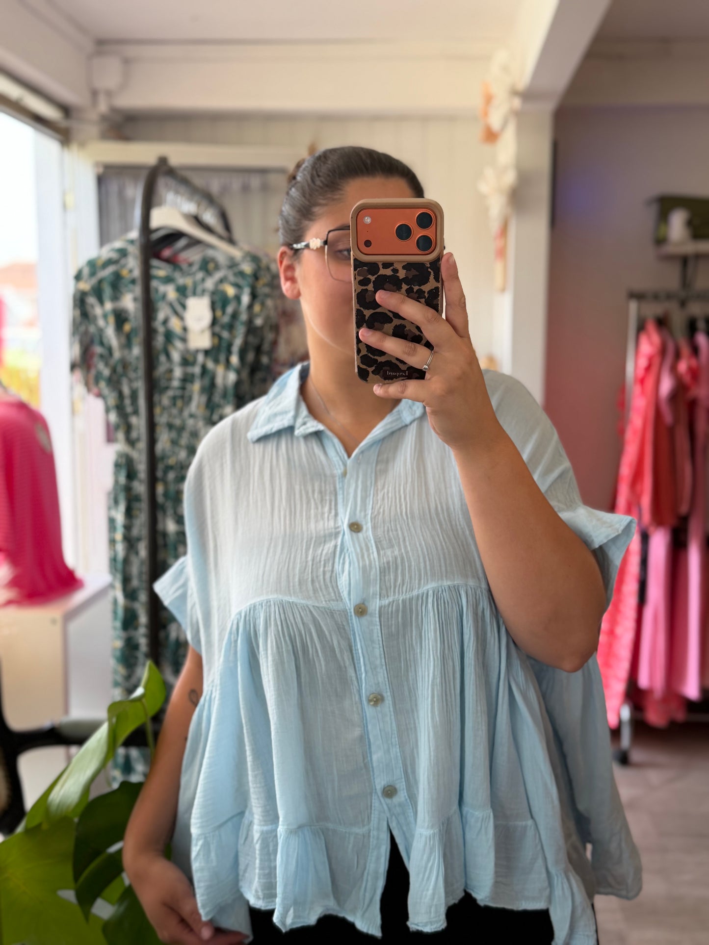 Chemise ample - Taille unique 36-50 (11 couleurs)