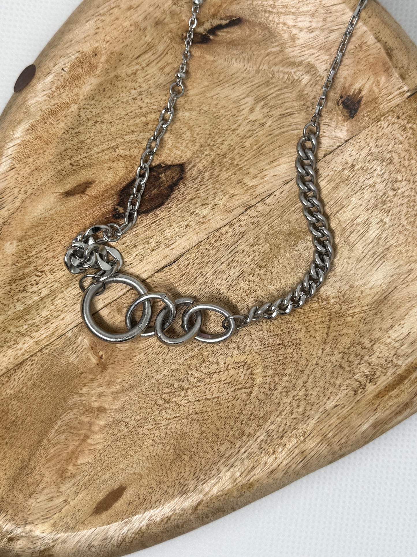 Collier – Argenté – 47 cm