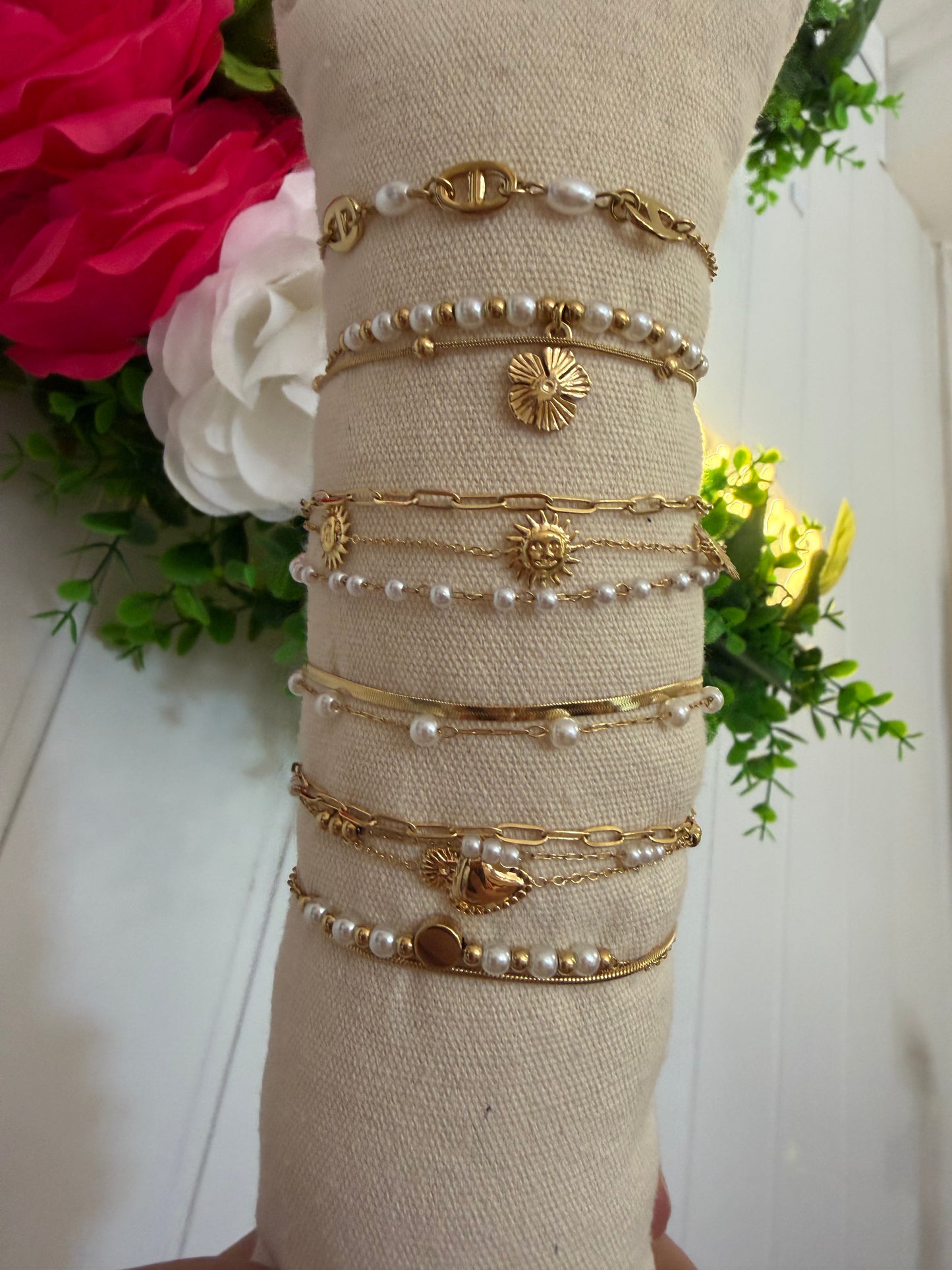 Bracelet fin doré (12 modèles)