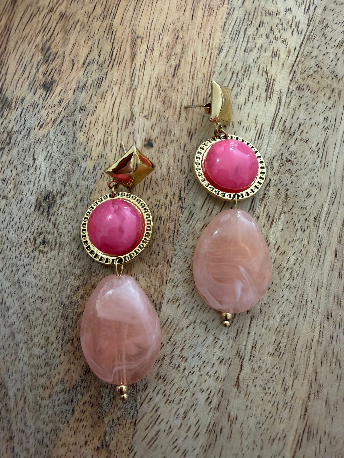 Boucle d'oreille pendantes (2 couleurs)