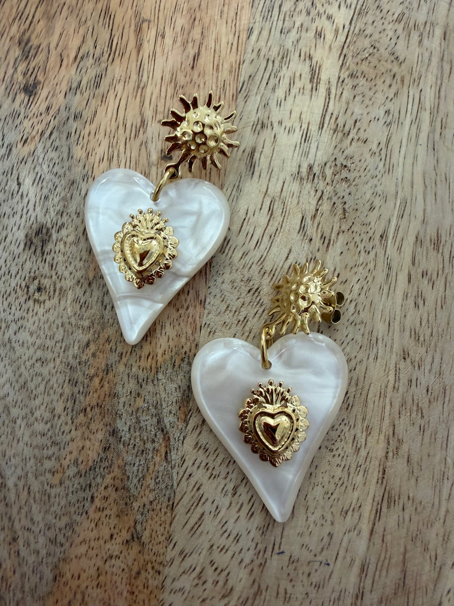 Boucle d'oreille pendantes (2 couleurs)