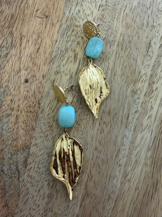 Boucle d'oreille pendantes (2 couleurs)