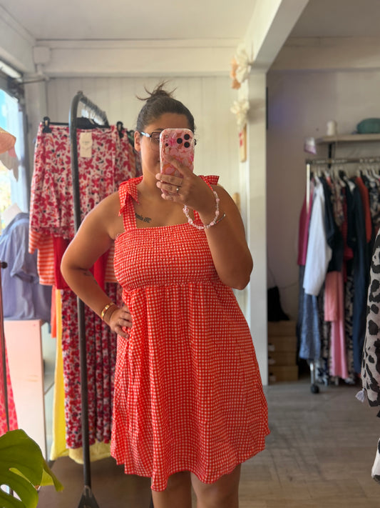 Robe vichy - Taille unique 36-46 (2 couleurs)