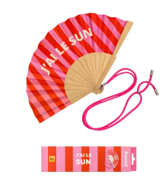 Eventail "J'ai le Sun"
