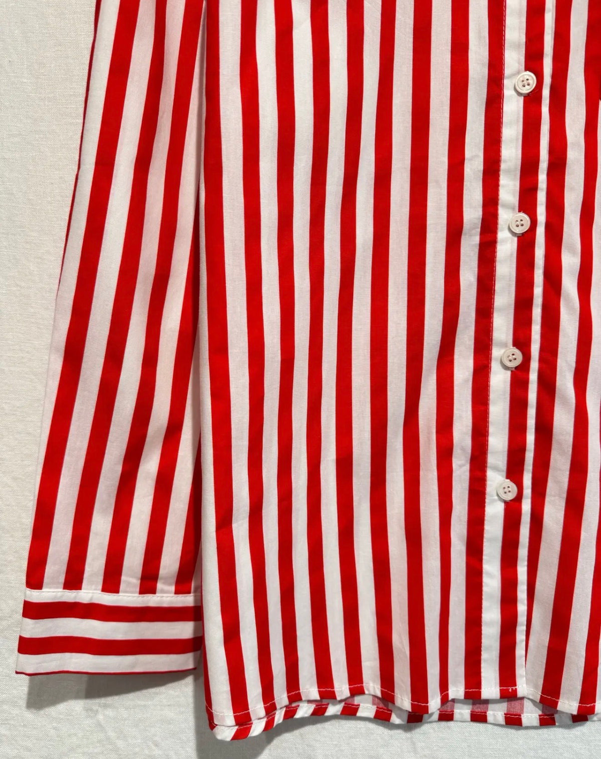 Chemise à rayures rouge - Du S au XL
