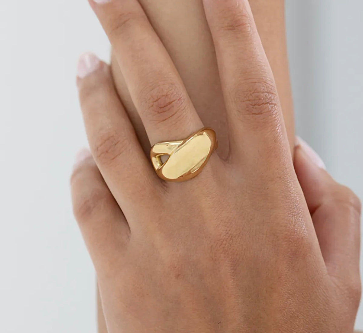 Bague formes bombées (2 couleurs)