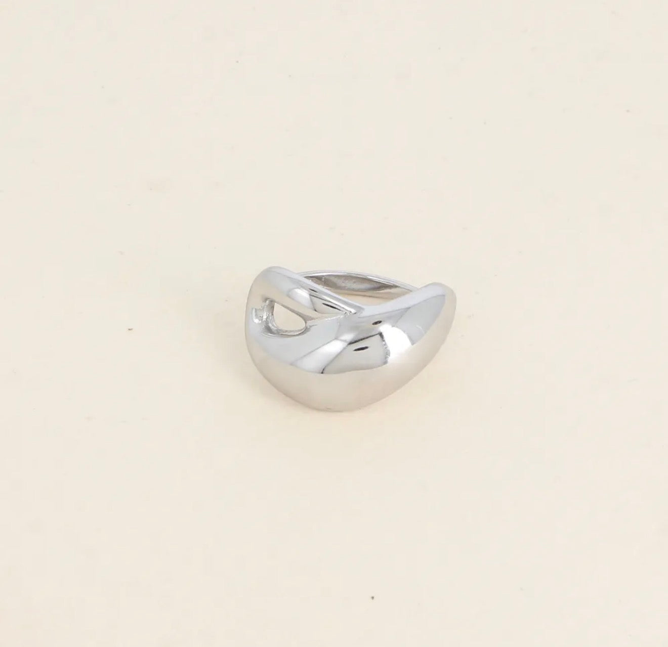 Bague formes bombées (2 couleurs)