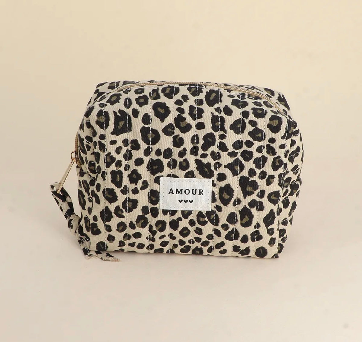 Trousse AMOUR et 3 coeurs - 15 x 10 x 8 cm (2 couleurs)